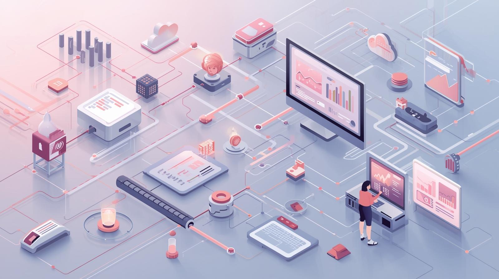 Employee working on their laptop