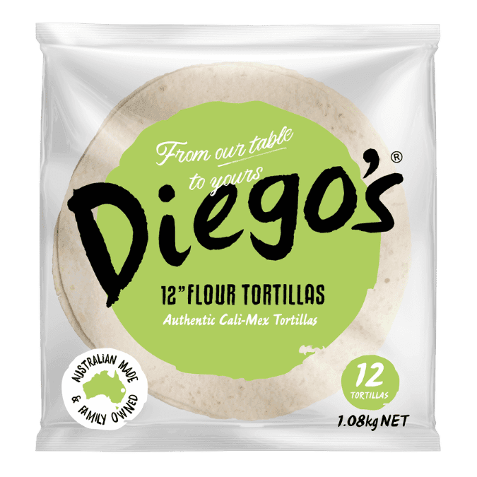 Diego's 12" Flour Tortilla