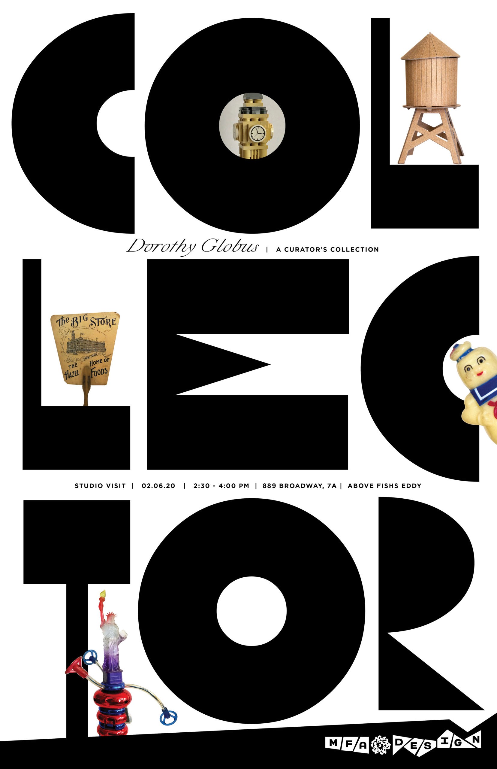 Dorothy Globus lecture poster by Jennifer Bowles