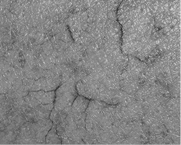 a woman sitting on a chair with her legs crossed