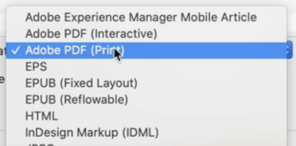 Close-up of bleed guide in InDesign