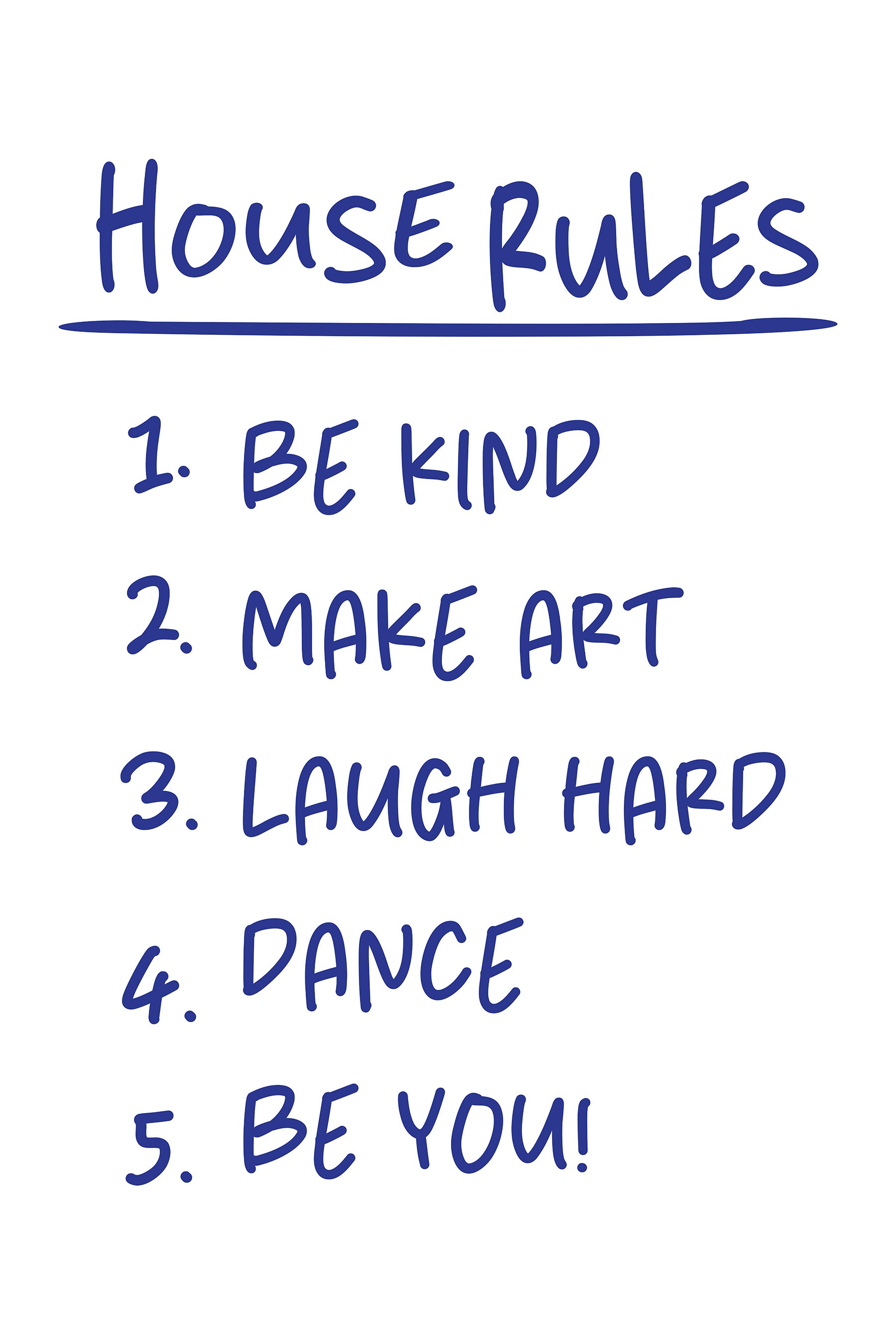 Folk Fable AI House rules print