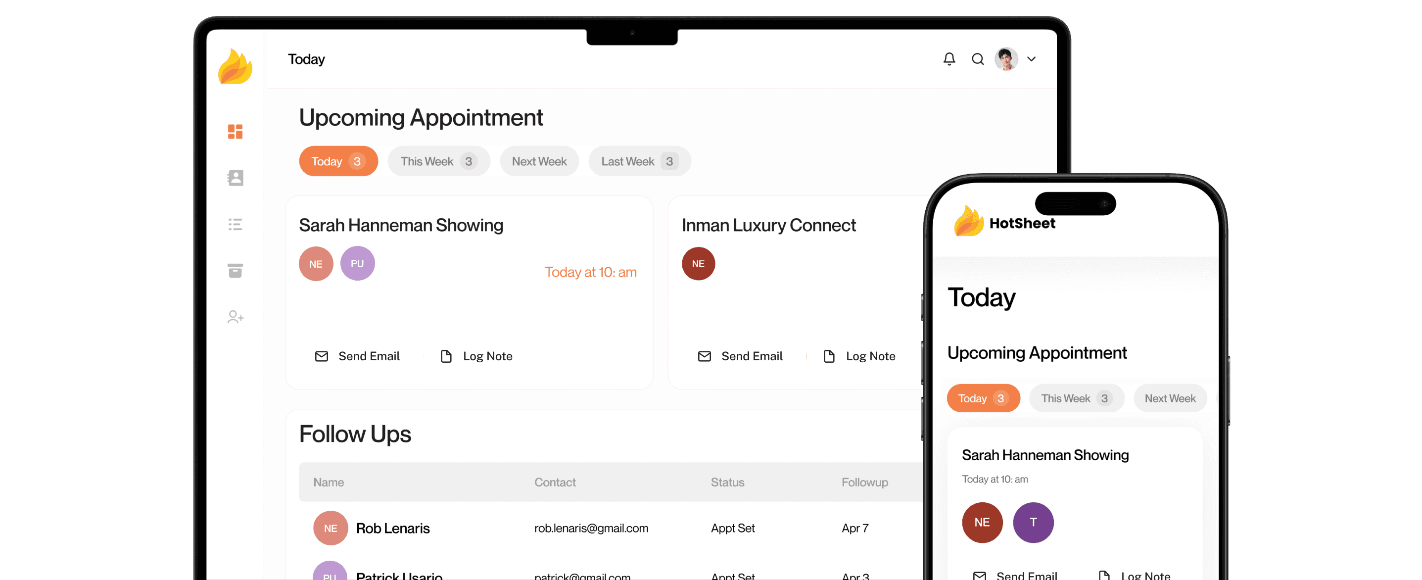 Hotsheet dashboard