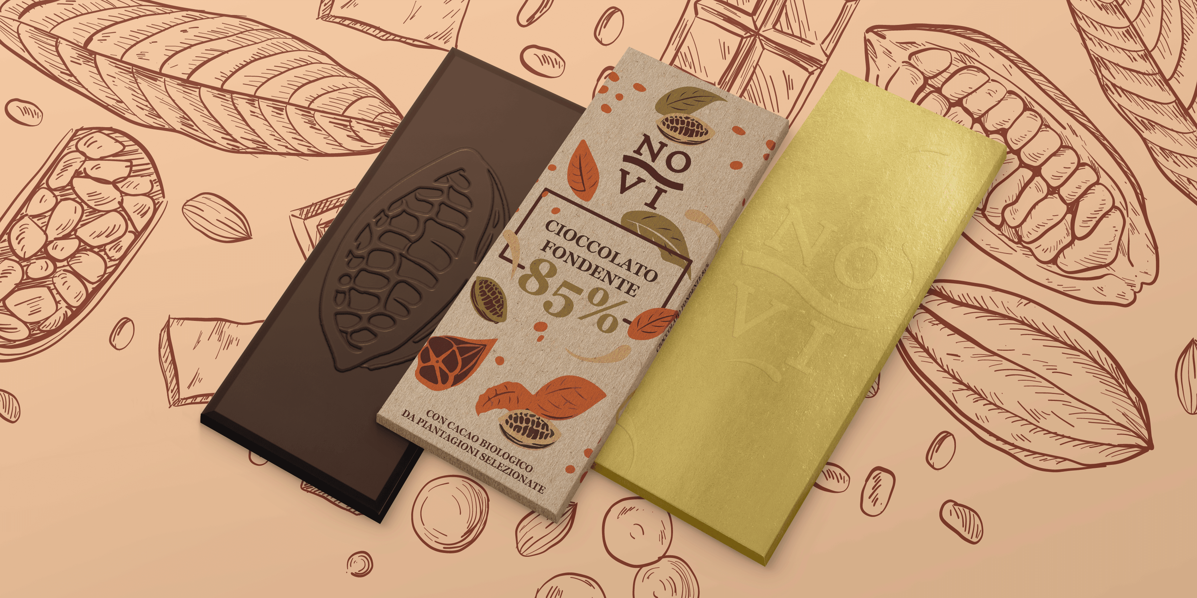 mockup packaging artisanal line  design by Lella Cassa