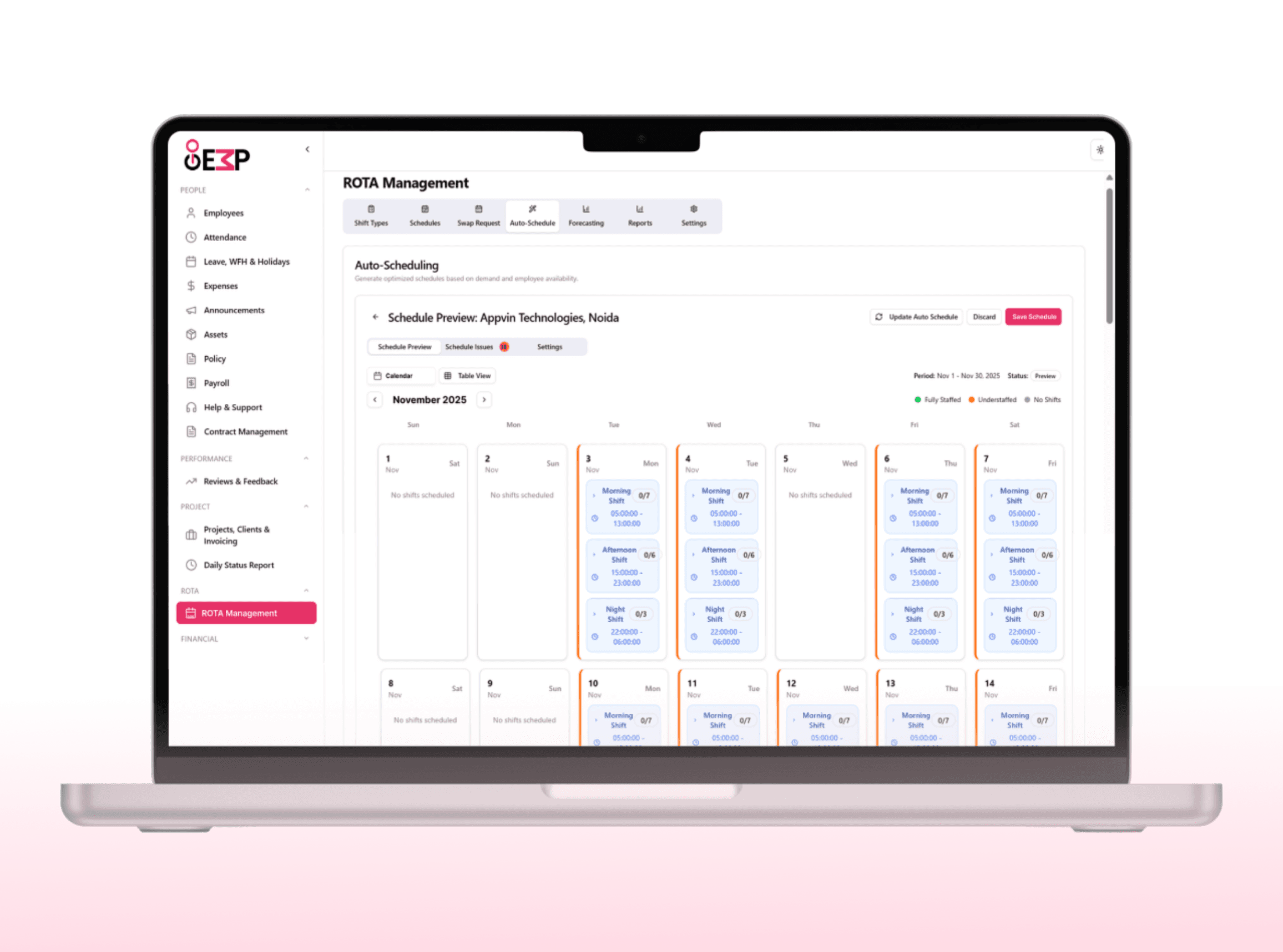 Planning & forecasting