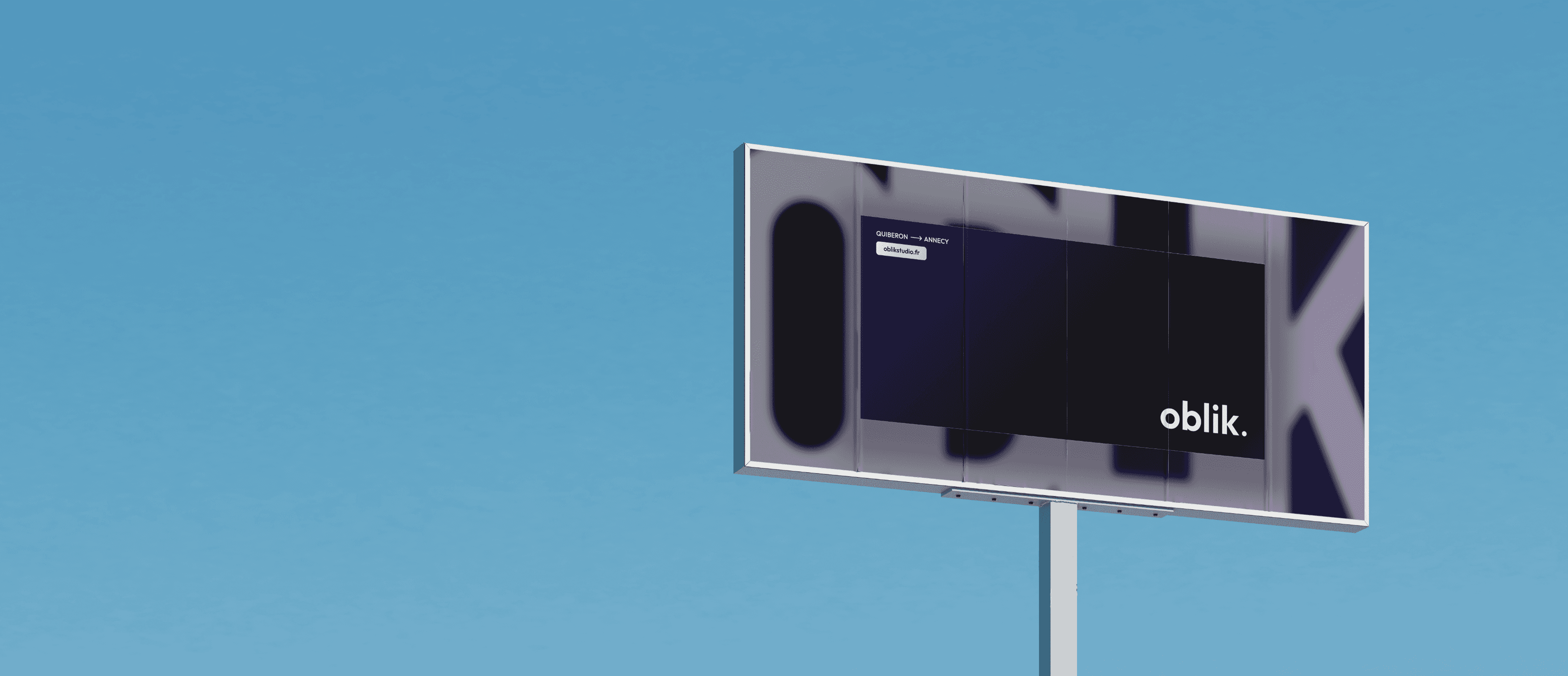 Dynamic picture of a cyclist riding downhill