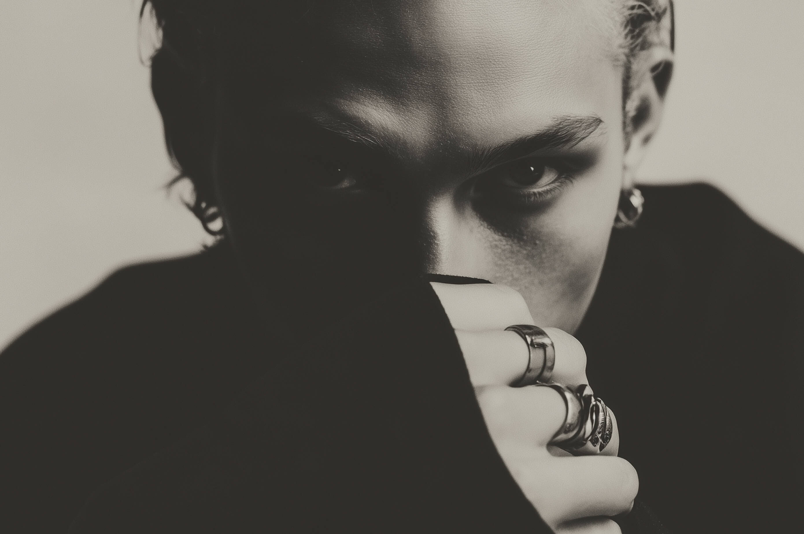 Finn Wilder - B&W Close Up Portrait