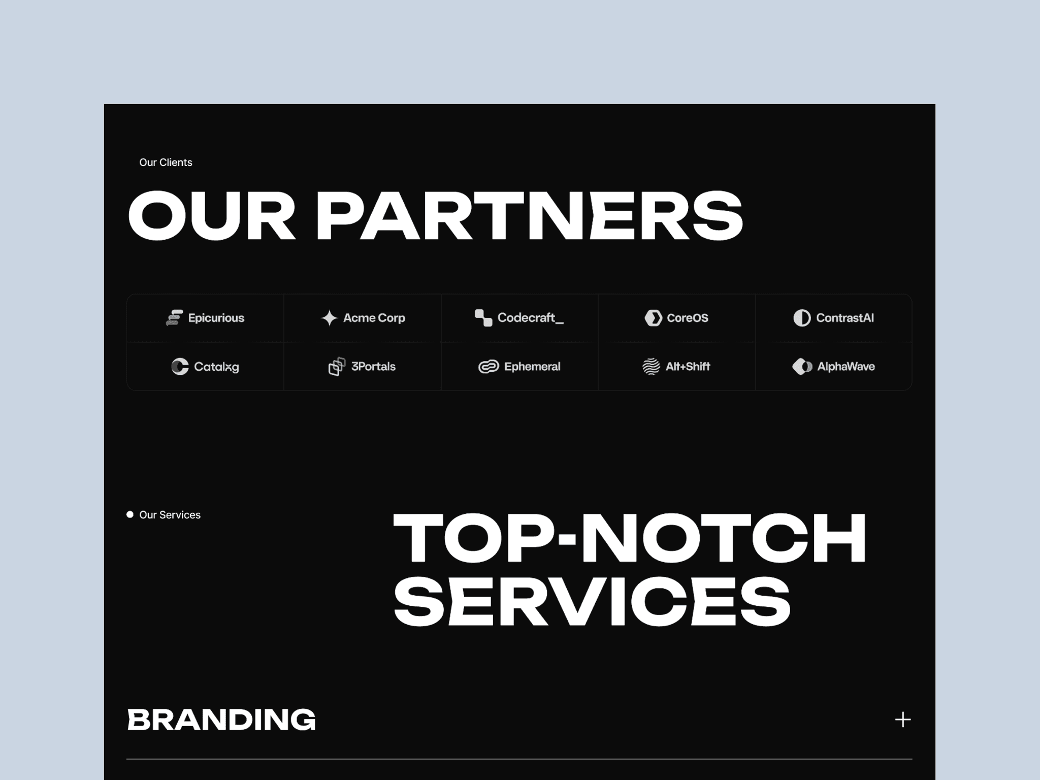 Techzo IT Agency framer template