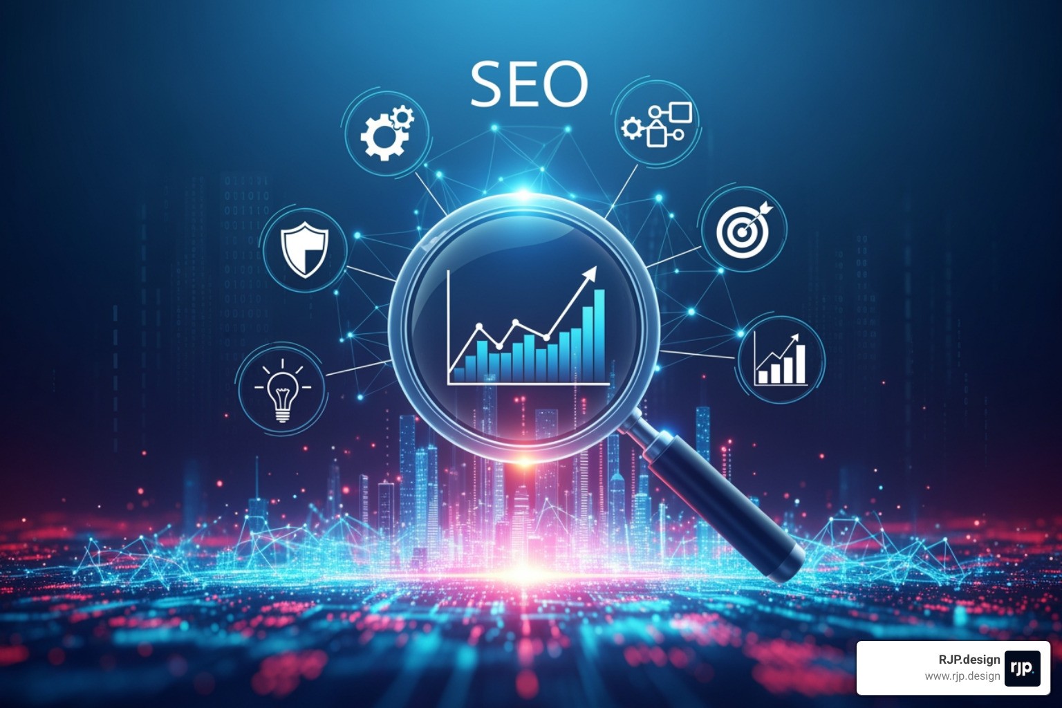 three pillars labeled Technical, On-Page, and Off-Page - What is SEO