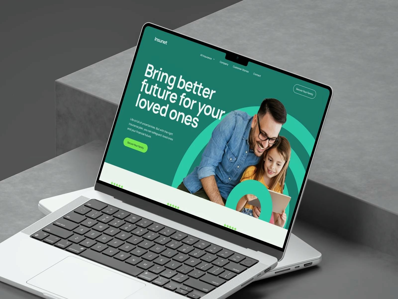 insunet premium insurance agency framer template
