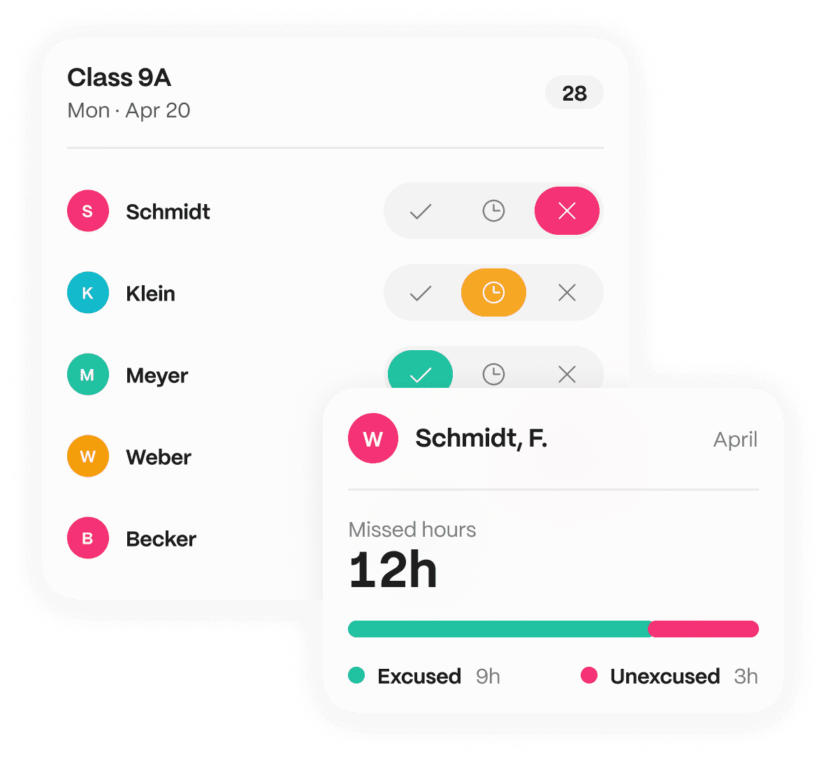 Attendance tracking