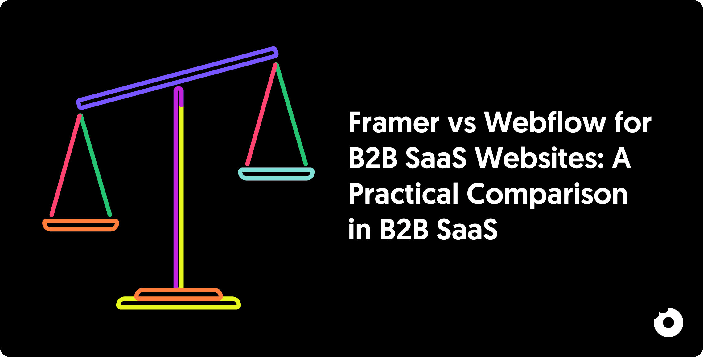 Scale comparing Framer and Webflow for B2B SaaS websites