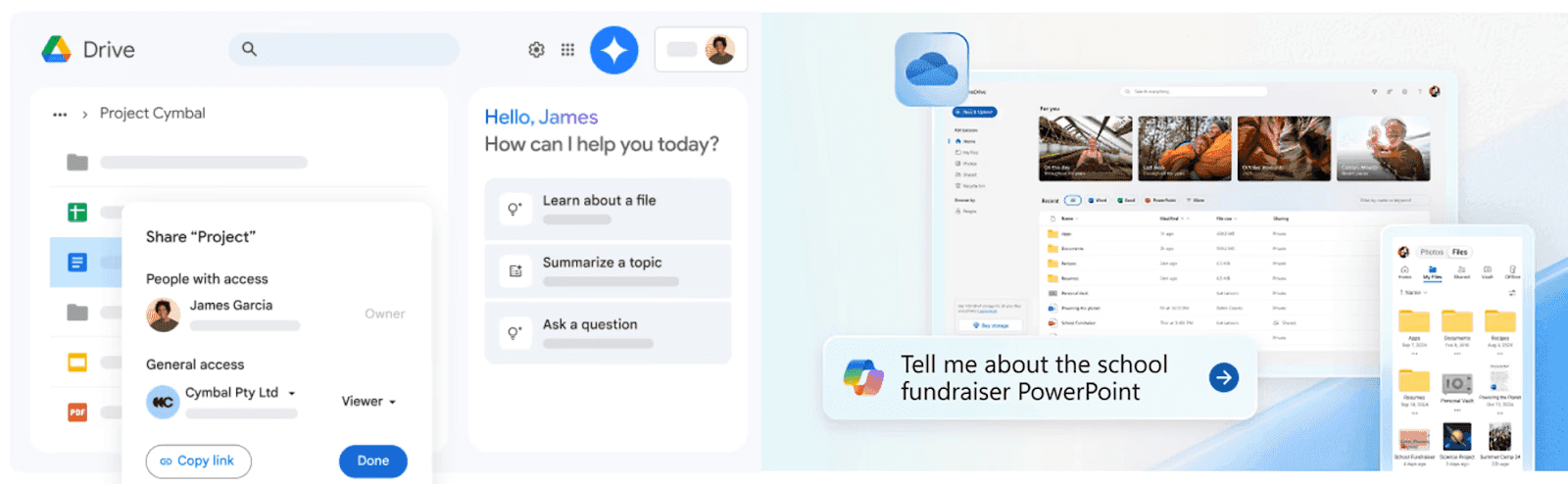  Google Drive vs. OneDrive