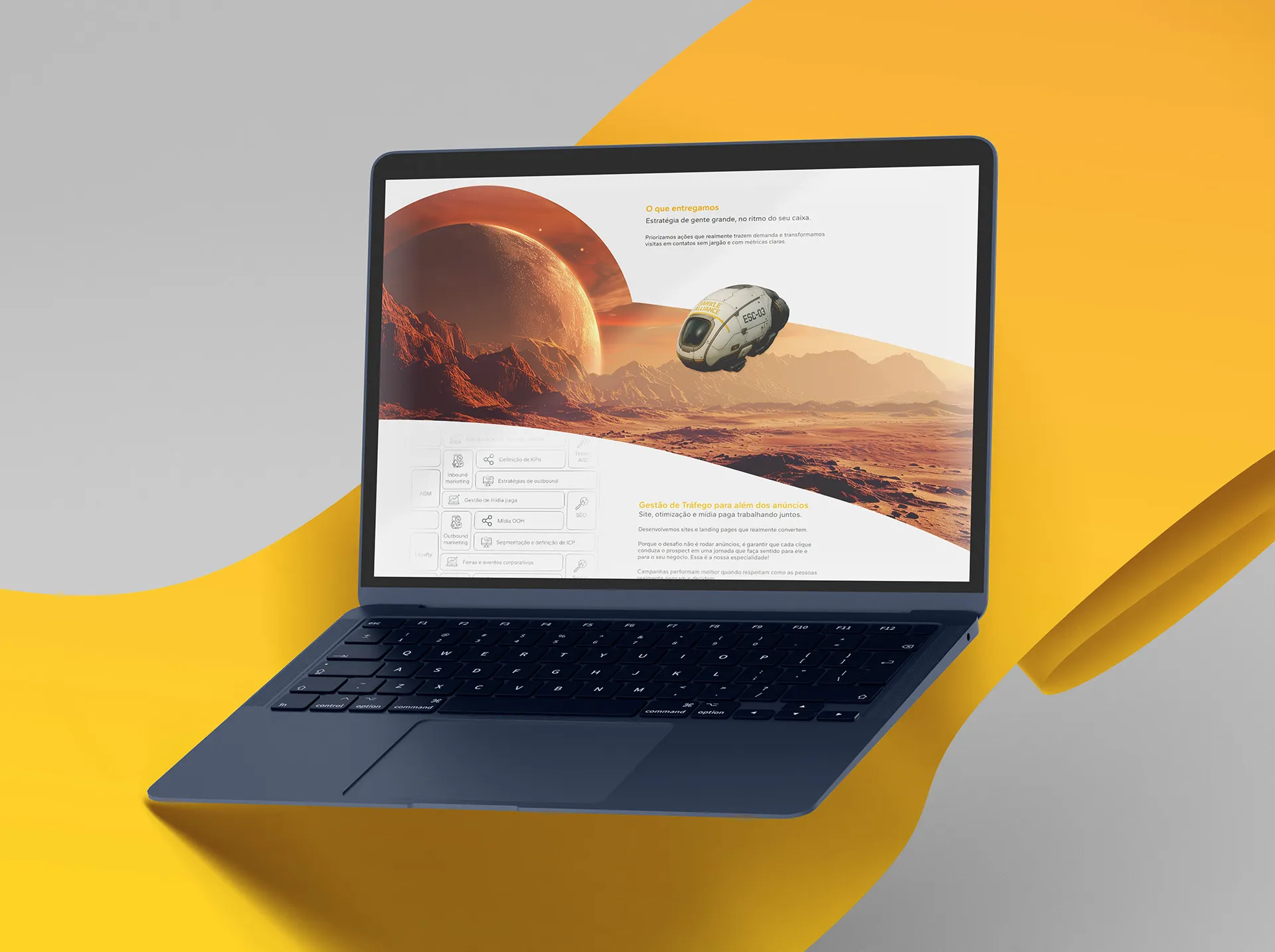 Example work of branding design