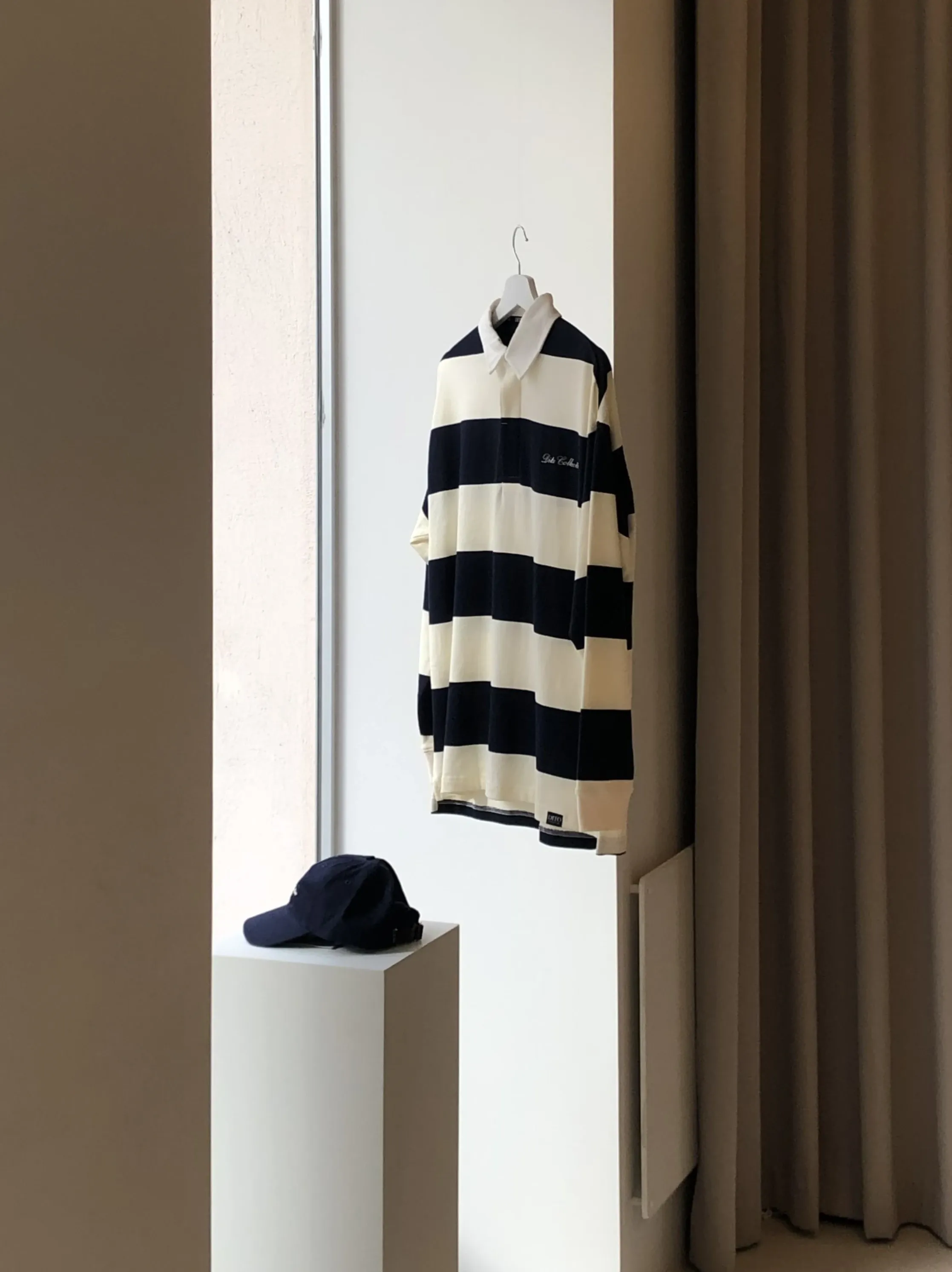 Striped textile hanging