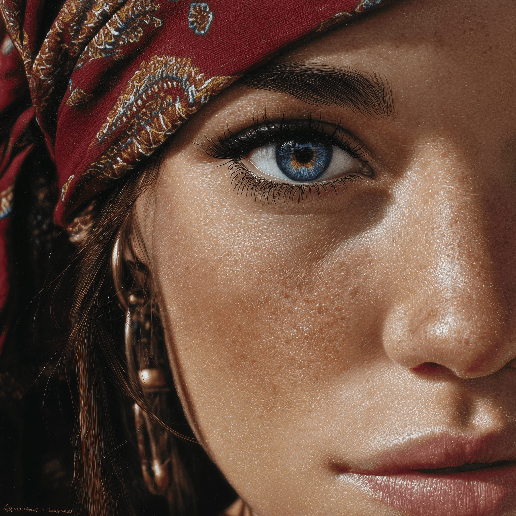 Women blue eyes portrait background