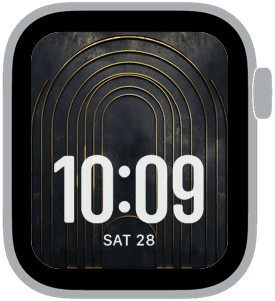 art deco maison Apple Watch face preview 2 featuring abstract and modern.