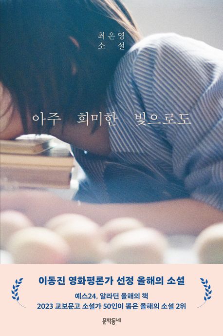 작가 최은영의 아주 희미한 빛으로도 책 표지