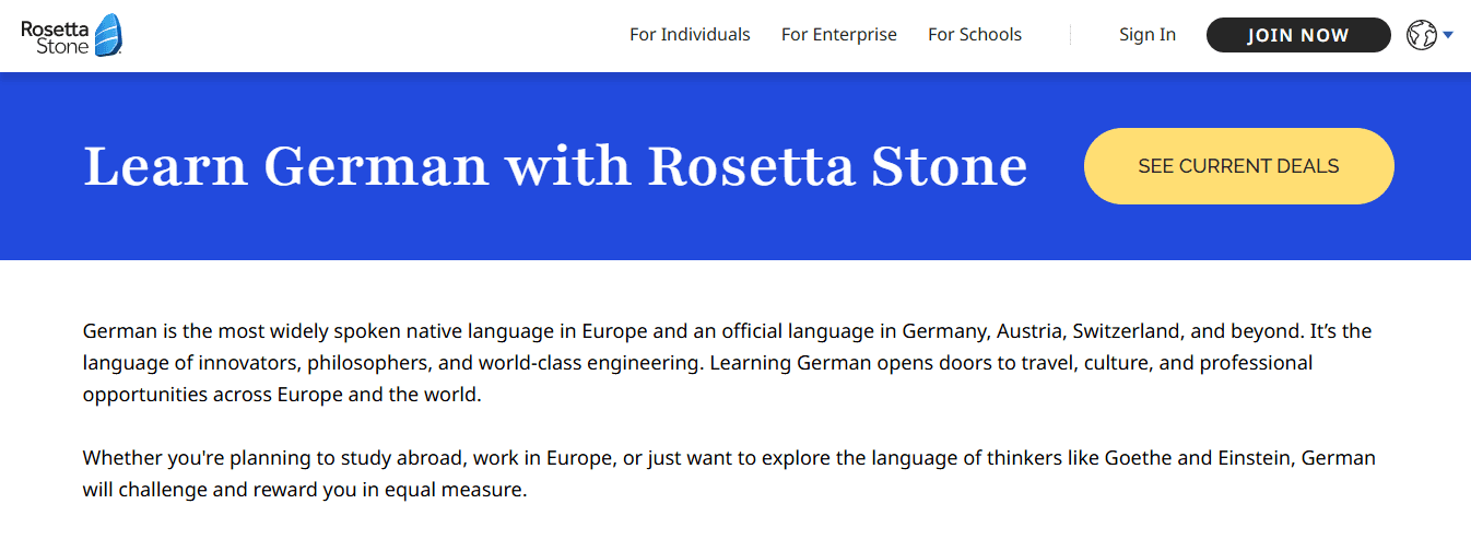 Rosetta Stone German