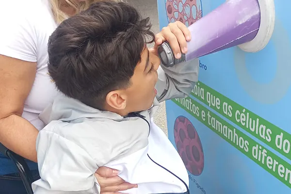 Estação 'Mude o Mundo LAB'.