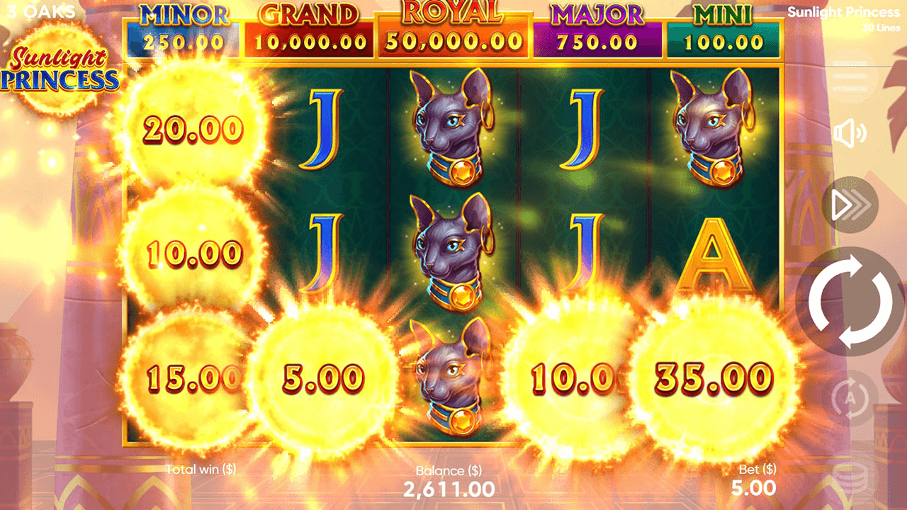 Sunlight Princess - bonus officiel 3 Oaks Gaming