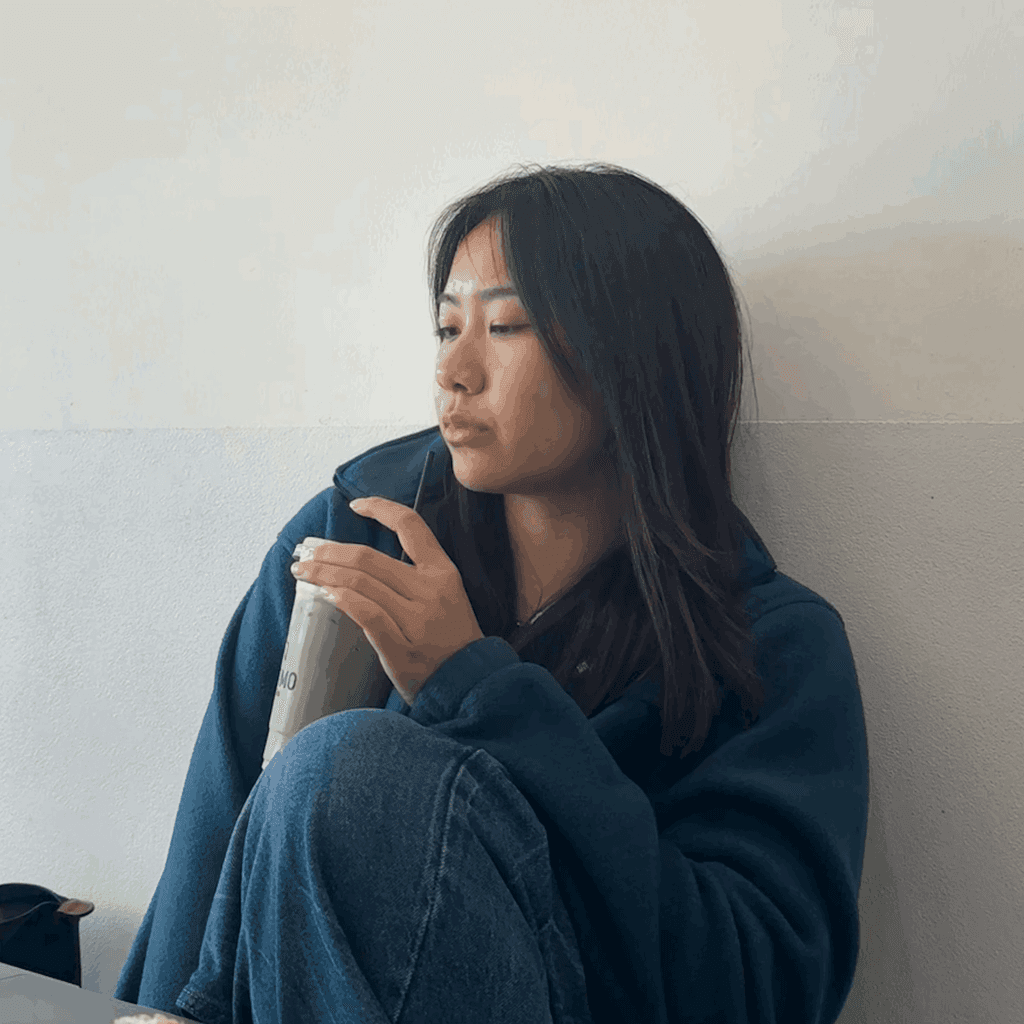 Side portrait of a man