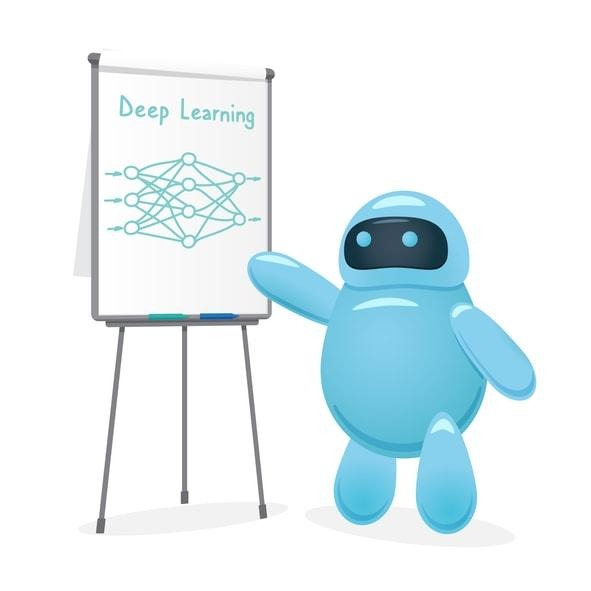 An illustration of deep learning and neural networks in action.