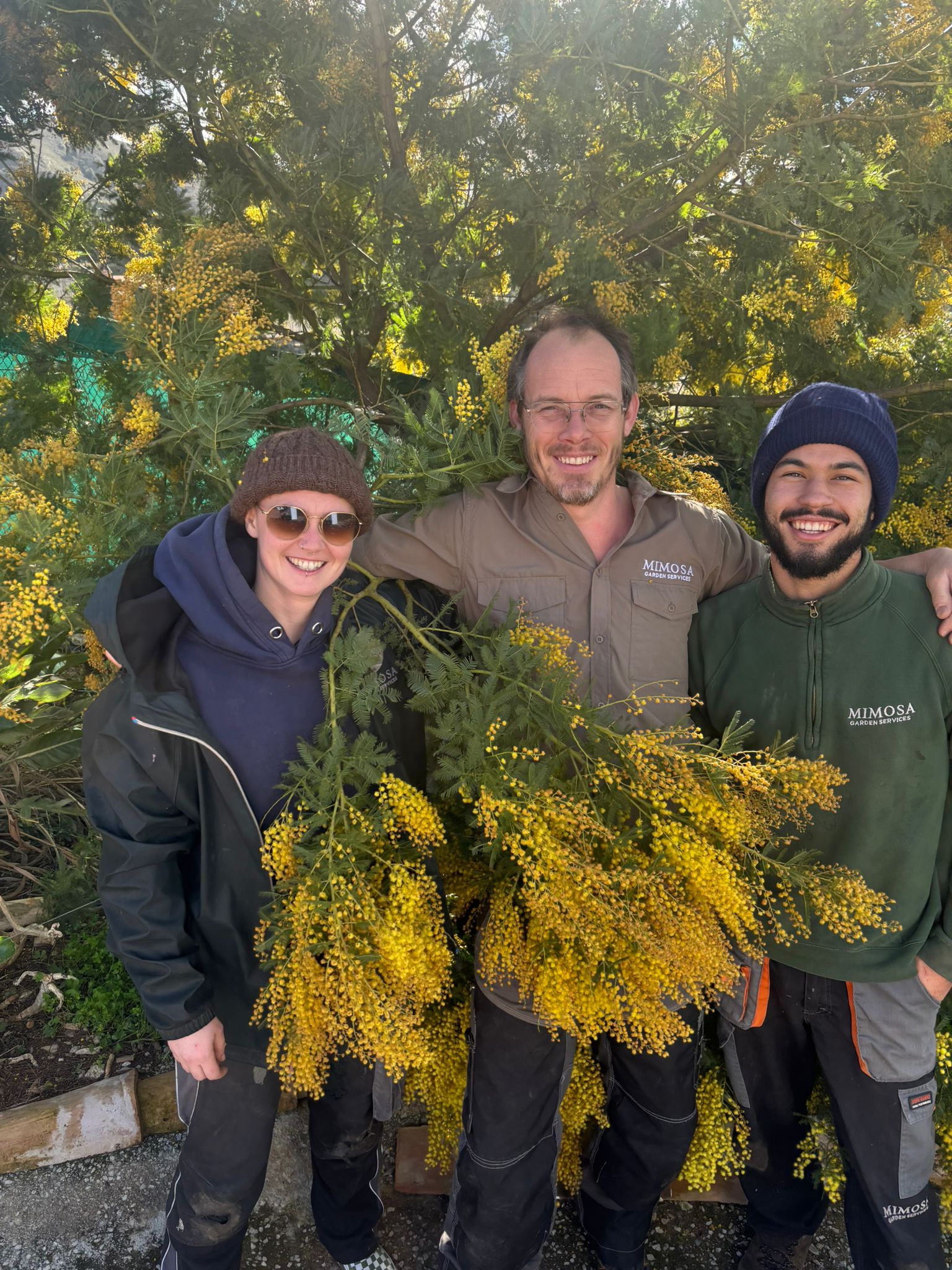 Gardener team at work