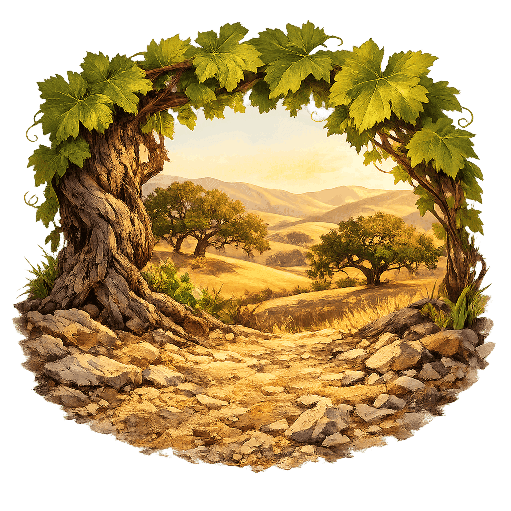 Detailed graphic of the Santa Ynez Valley wine region.