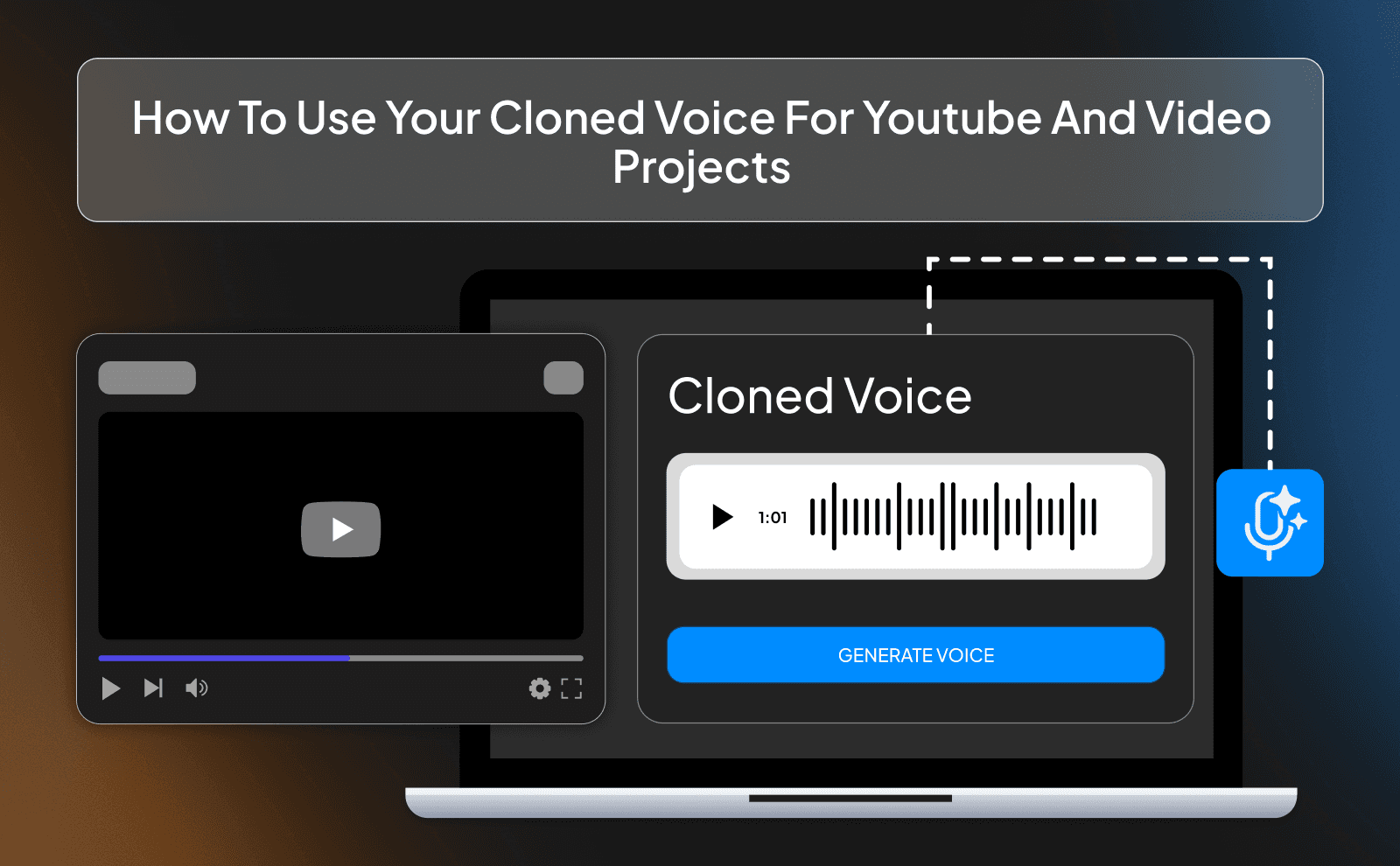 How to use your cloned voice for Youtube and video projects