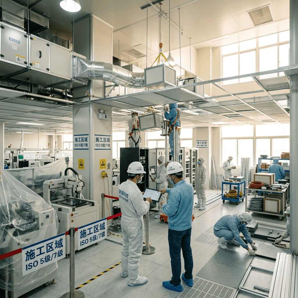 香港電子廠無塵車間設計施工實績案例 | Hong Kong Electronics Factory Clean Room Design and Construction Project Case Study