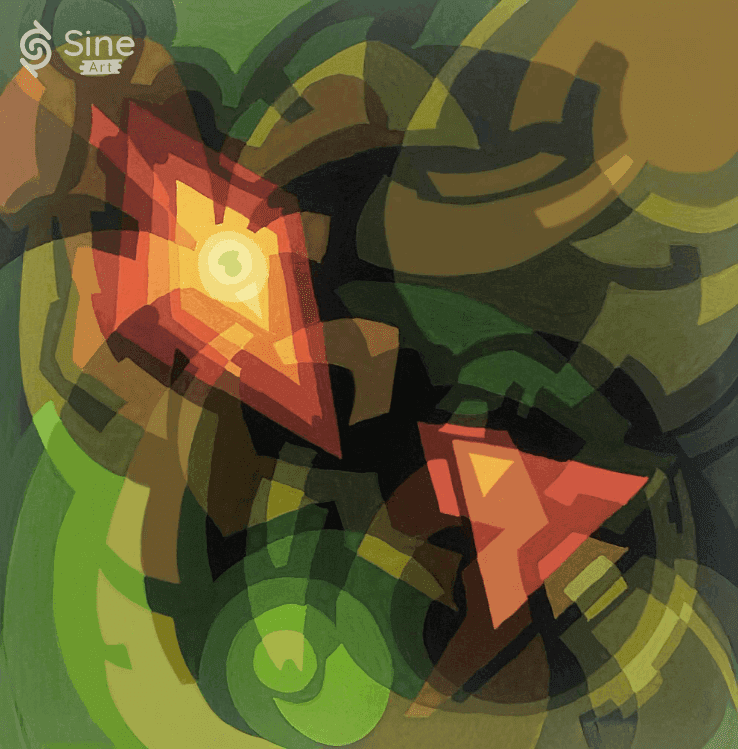 Bài Trang trí màu hoà sắc cách điệu