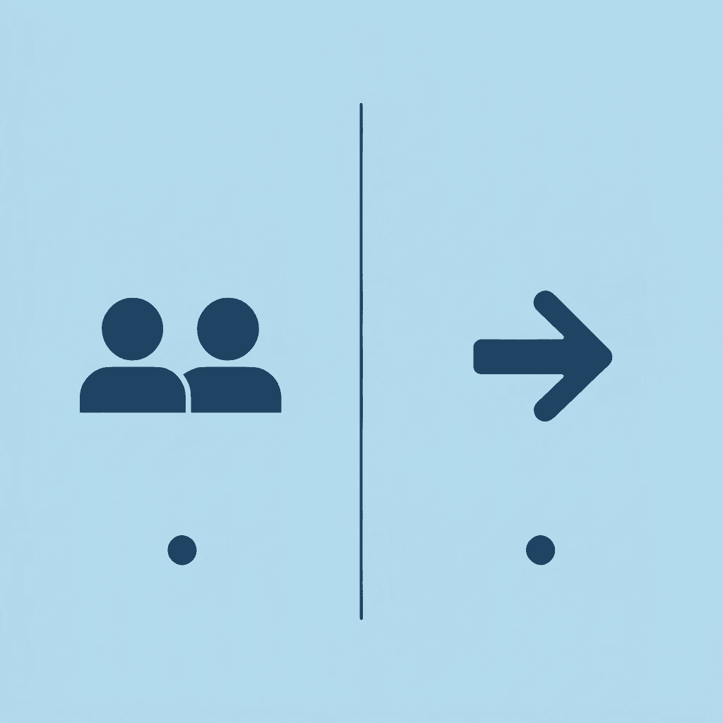  Two-column comparison showing daycare on the left and preschool on the right with their key differences