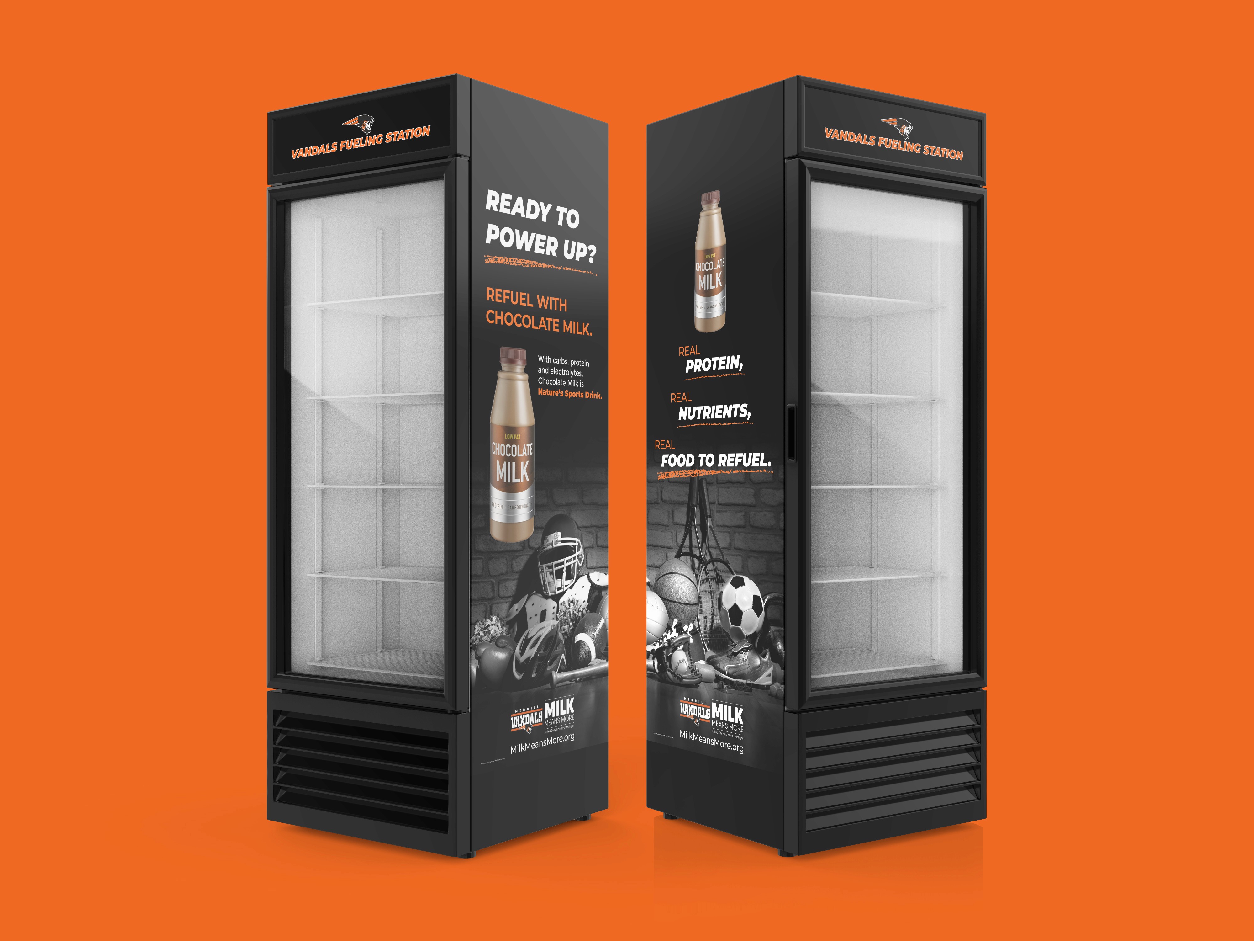 Mockup of drink fridge design