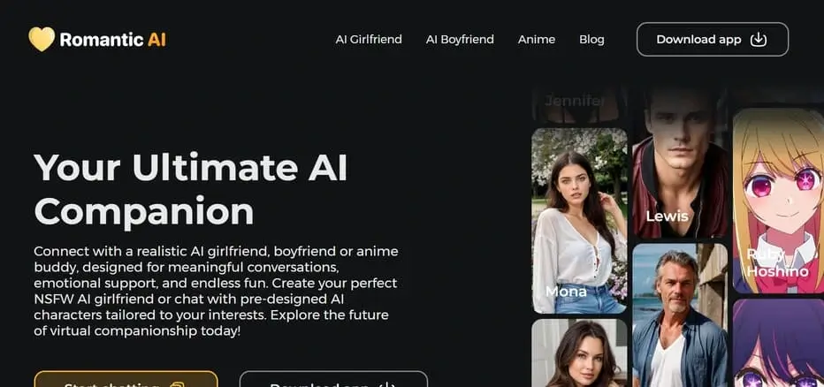 Romantic AI-AI Girlfriend Maker