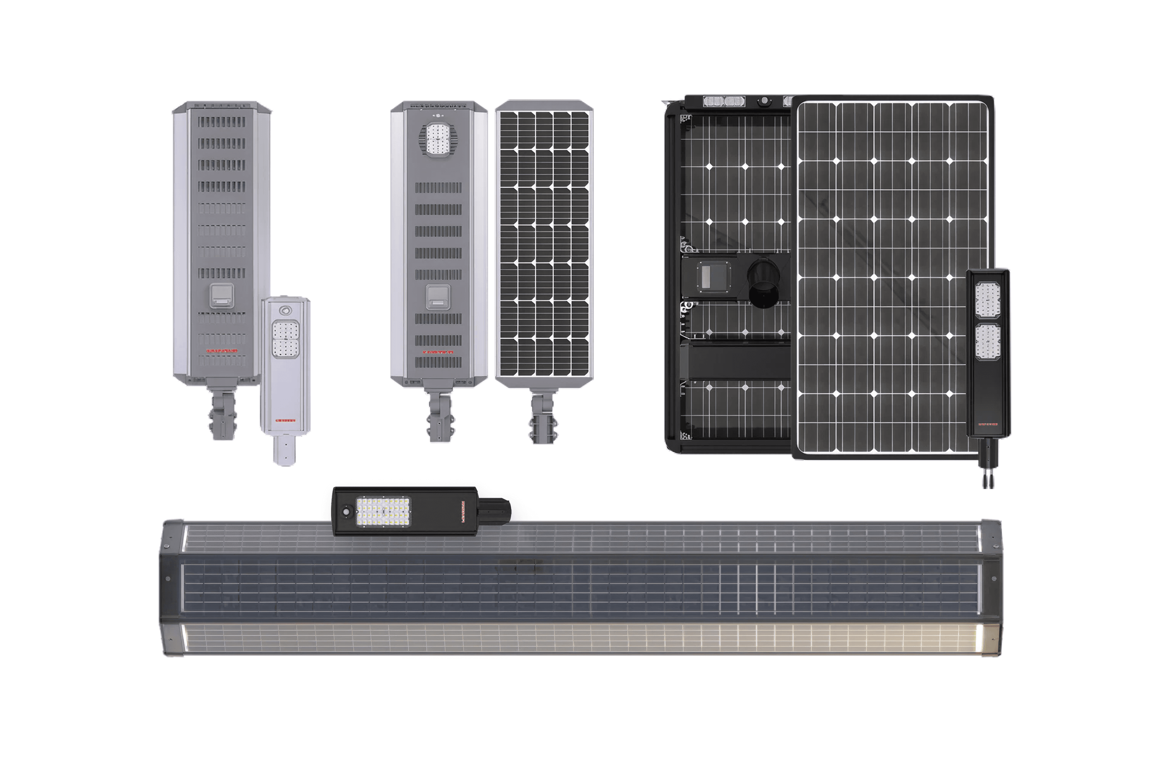 Leadsun solar path lighting strategically placed along an urban trailway to provide illumination after dark.