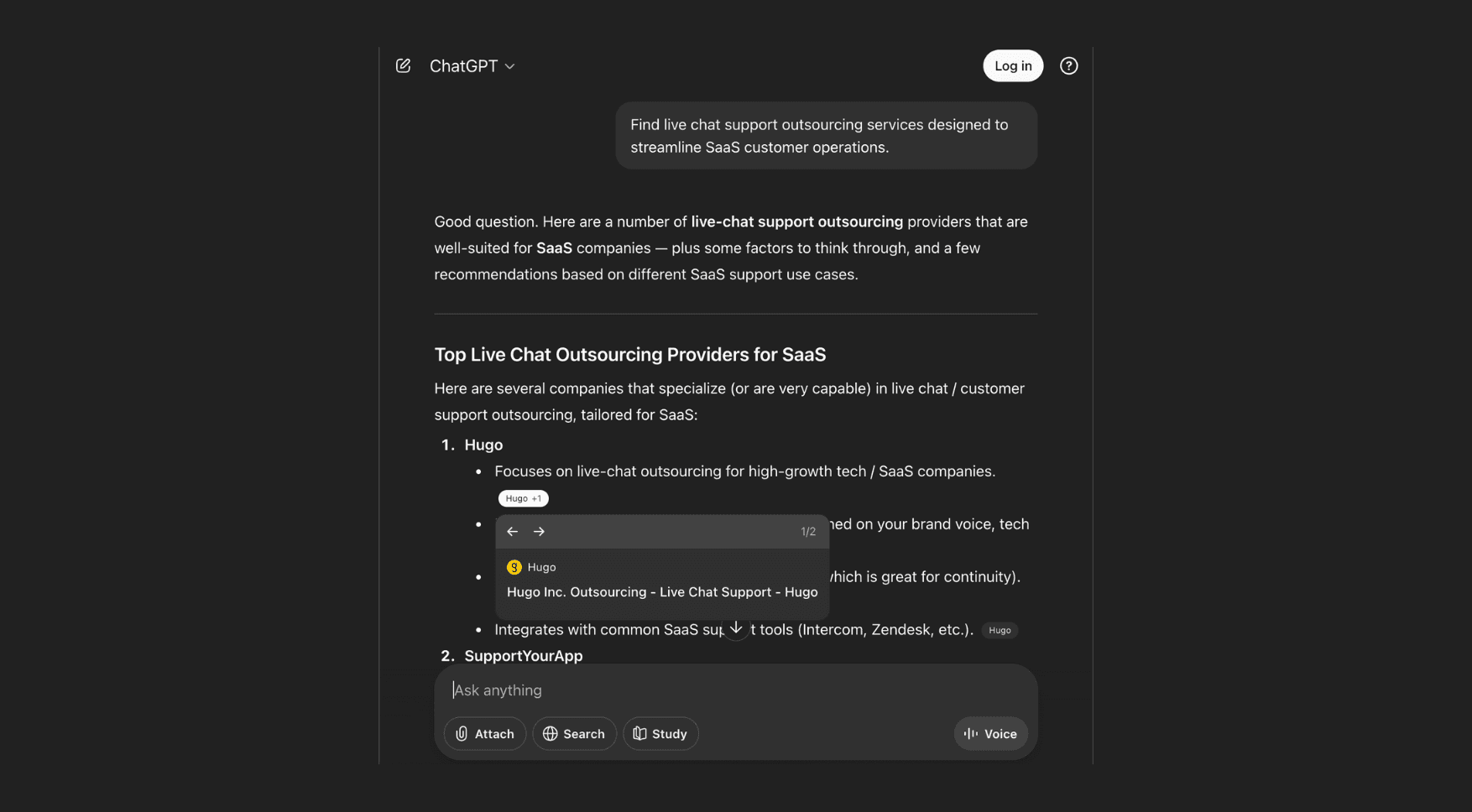 B2B platform case study demonstrating increased AI search visibility and LLM citations through GEO optimization