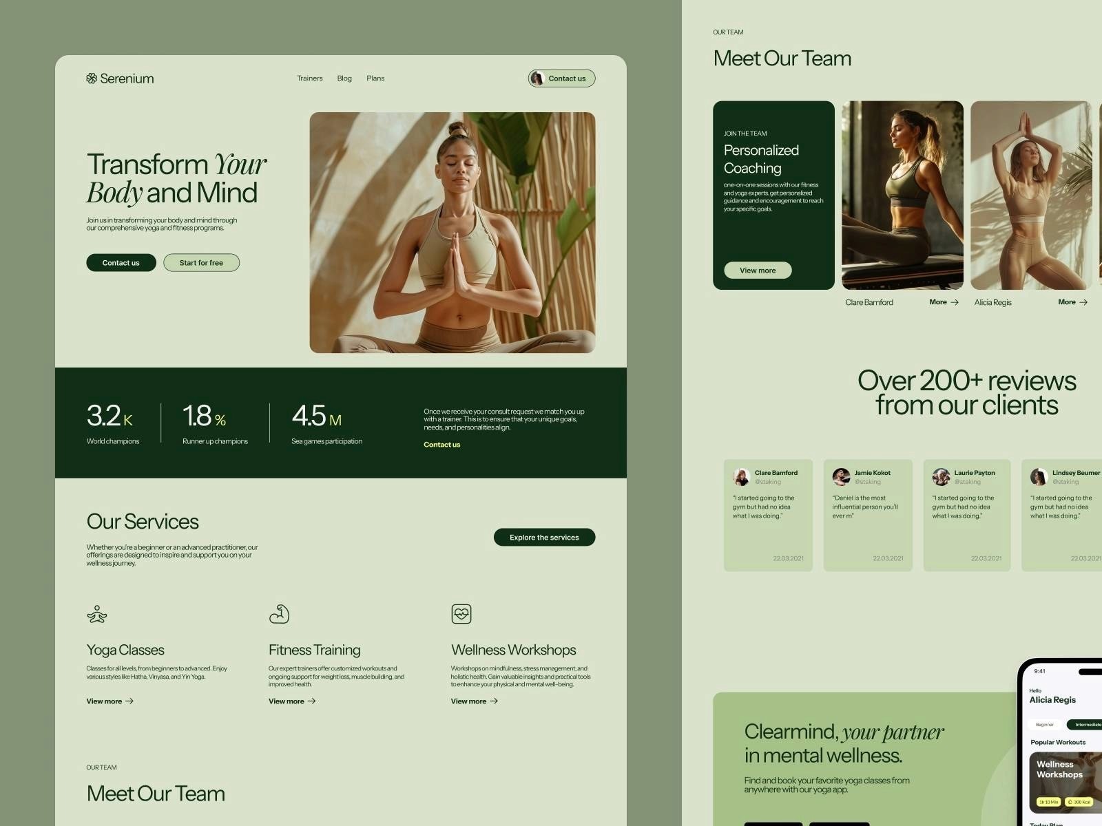 Serenium wellness template 