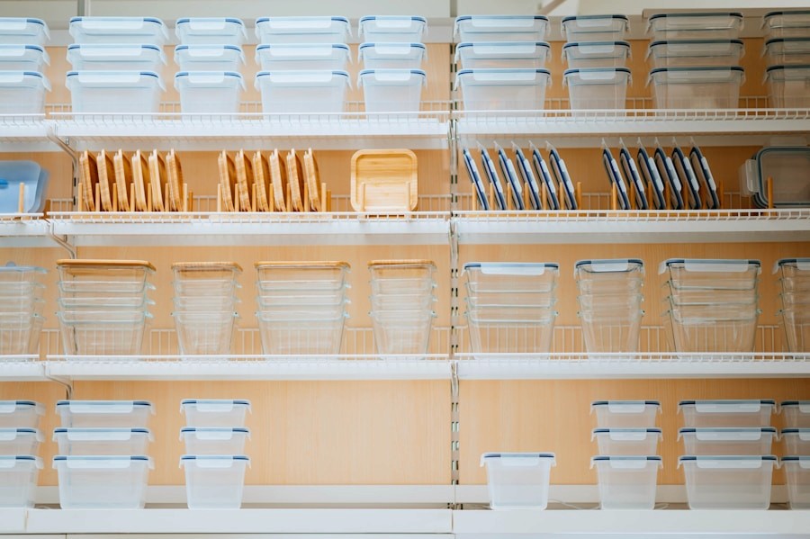 Clear storage containers