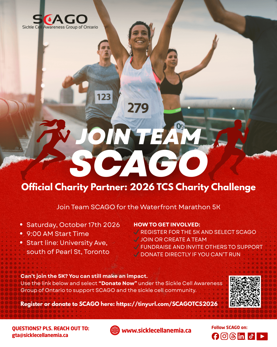 Official Charity Partner: 2026 TCS Charity Challenge