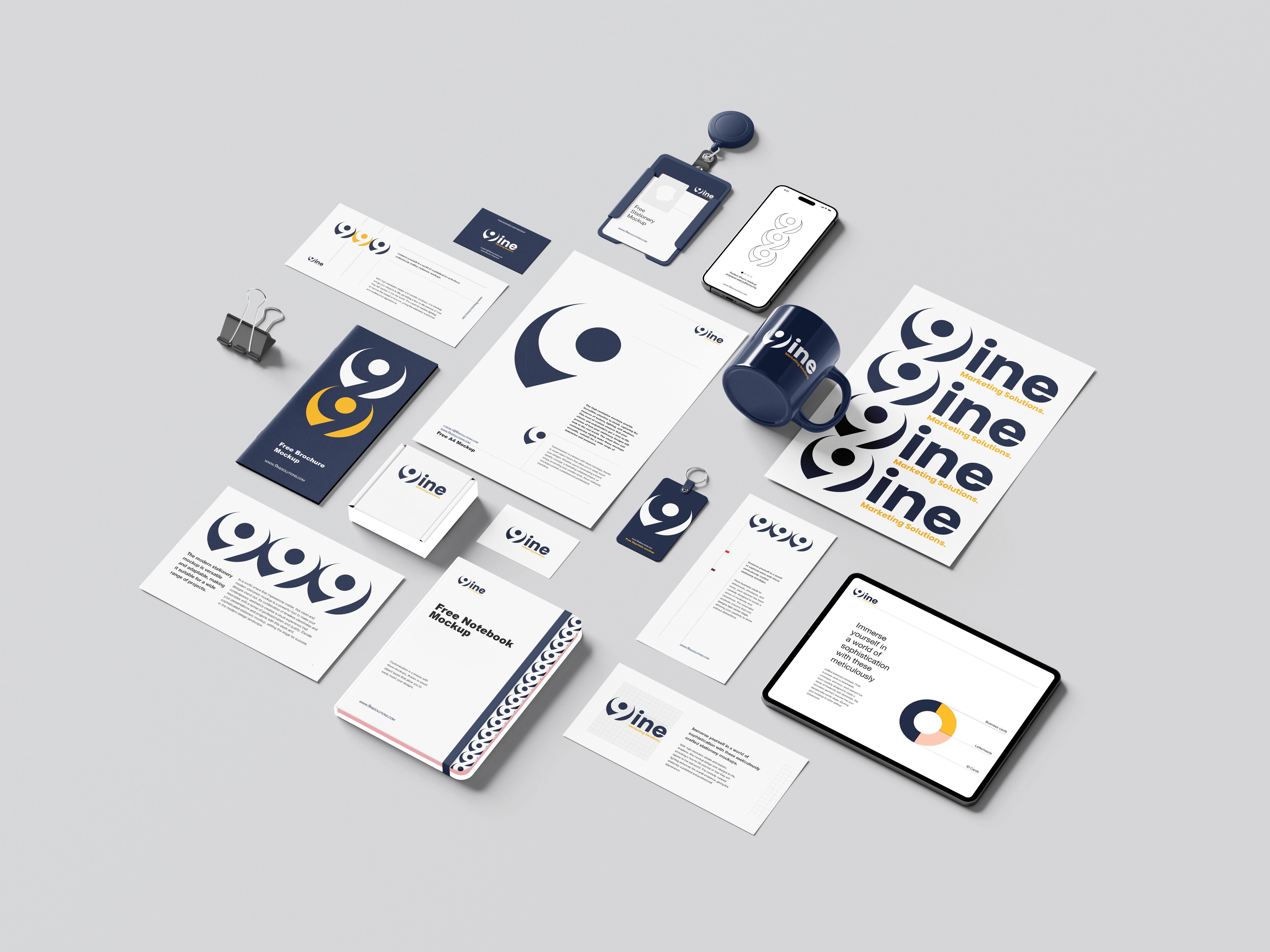  Full Branding Identity Mockup 