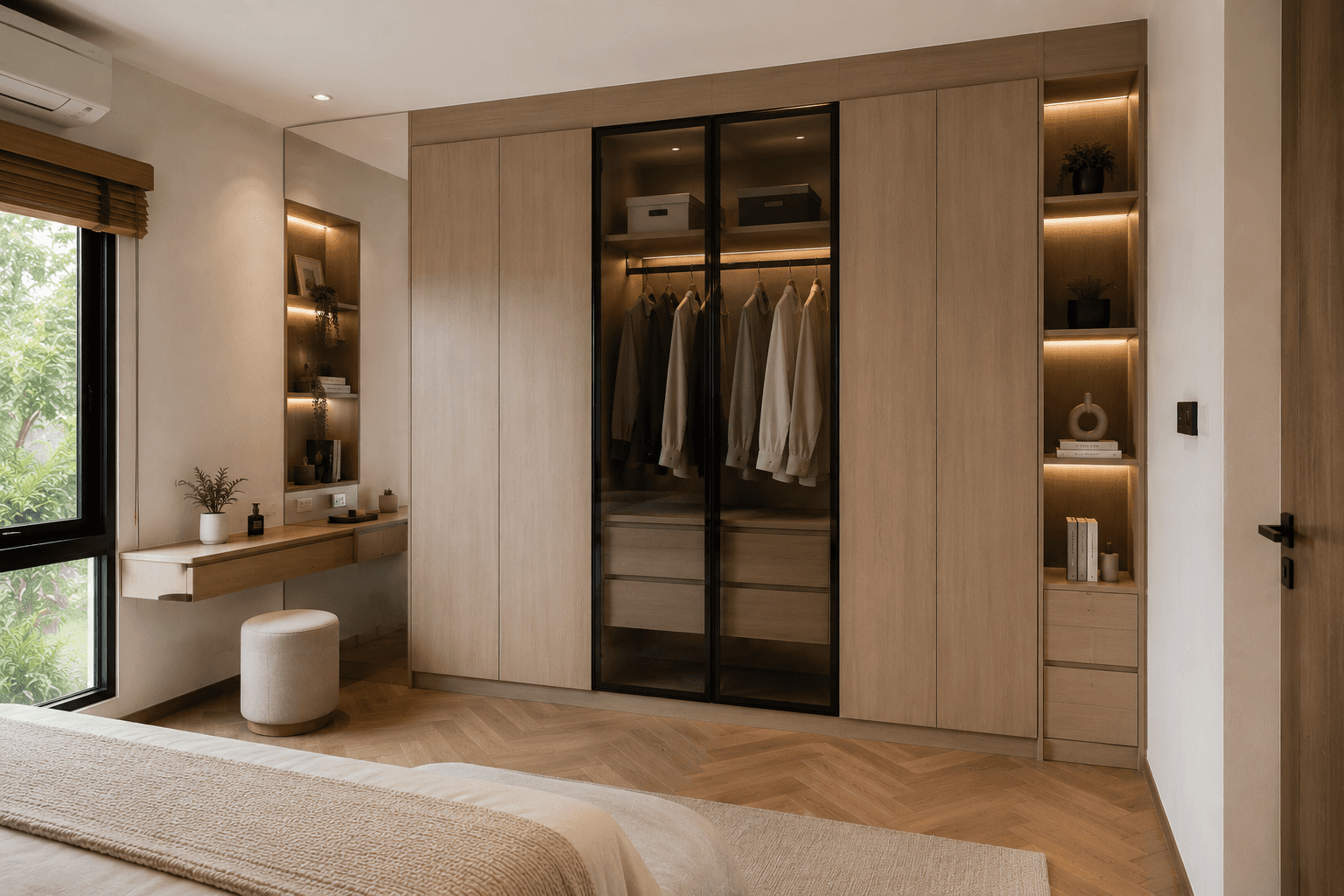 Built in timber furniture