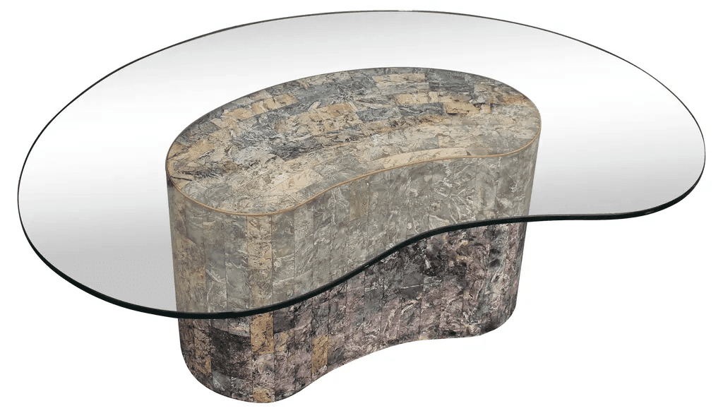 Product image for Midcentury Tessellate Stone Coffee Table