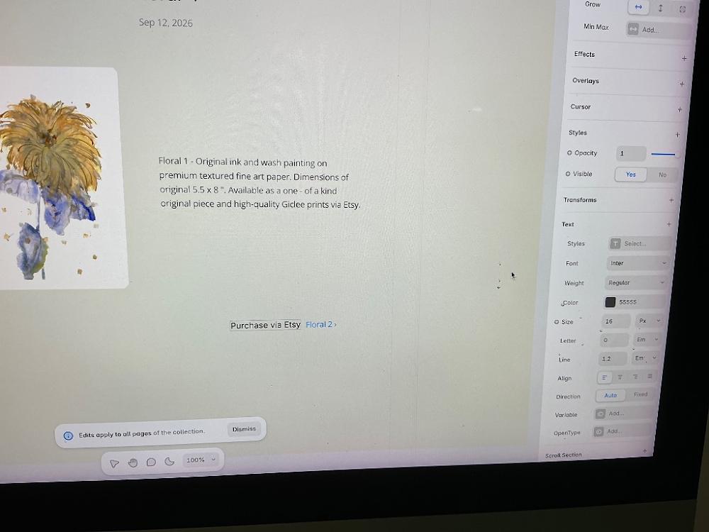 Visually searched image
