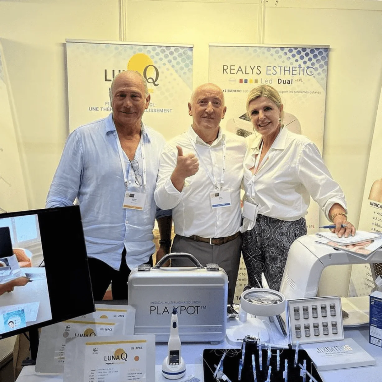 franch skincare distribution company exhibition