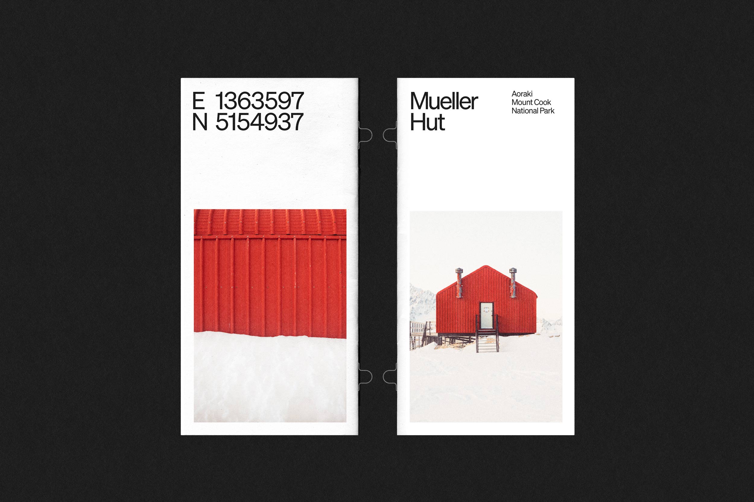 Mueller Hut Front Back Covers Loop Stapples
