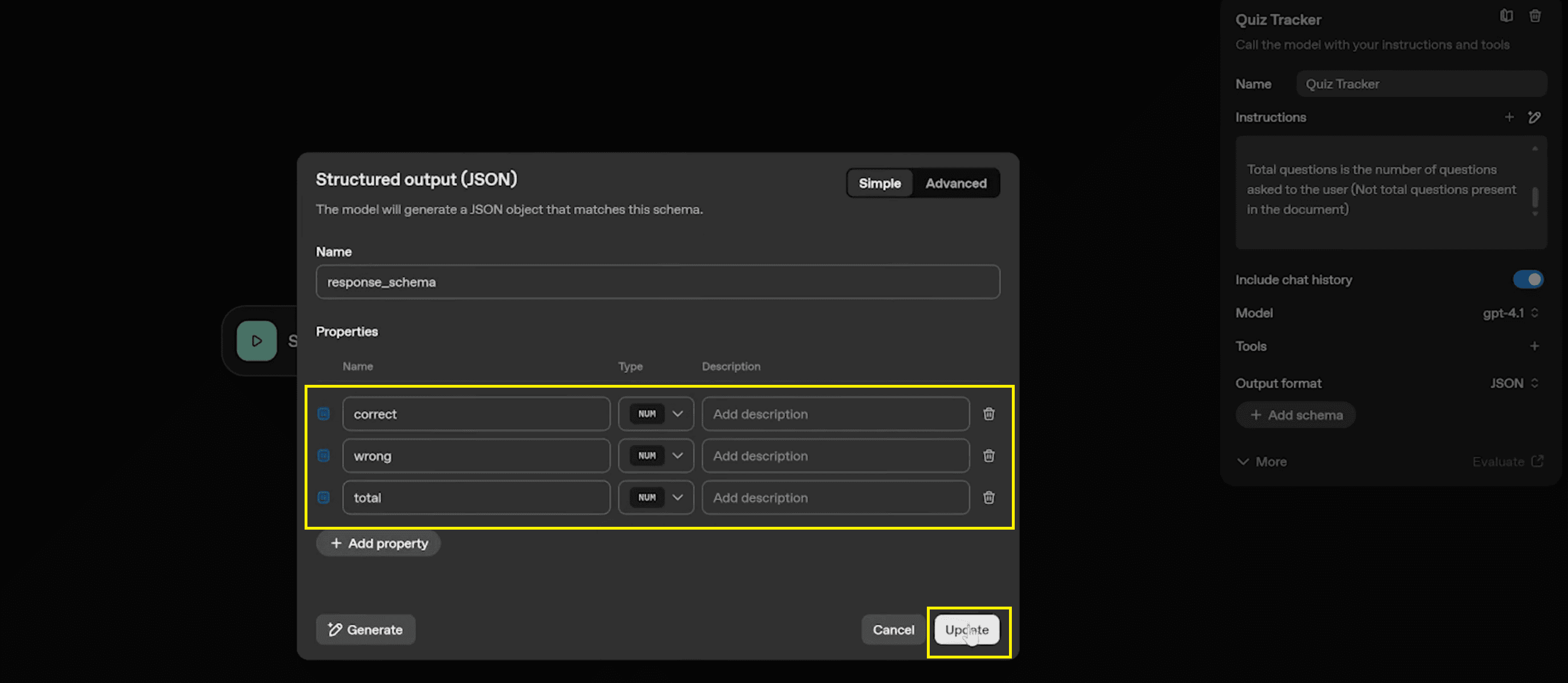 7. agnet output format - json - add properties