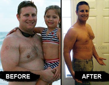 Eric's before and after photos