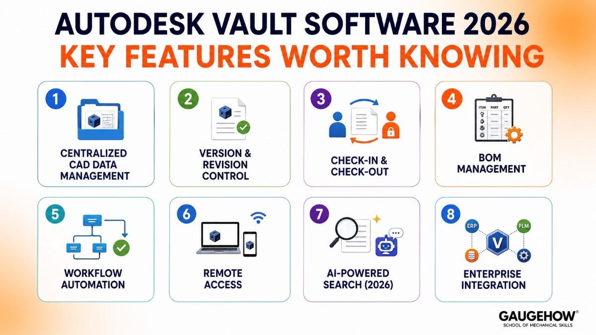 Key Features of autodesk vault