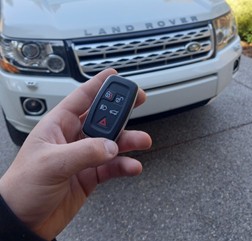 Land Rover car key replacement completed by CarKeyAction automotive locksmith in Calgary.